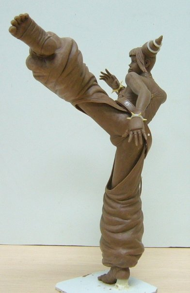 Illustration for article titled Super SFIV's Juri Looks Lovely In Resin